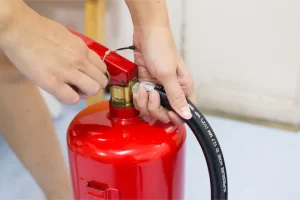 شارژ کپسول آتش نشانی